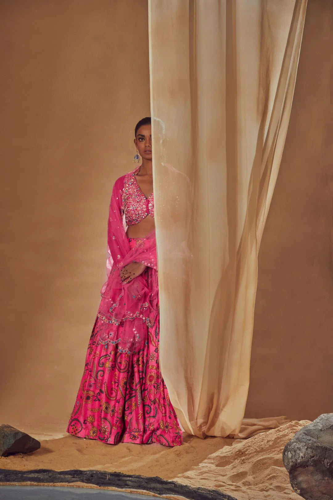 Red One-Shoulder Maxi Dress